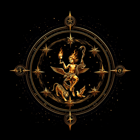 Tarot Birth Card glyph