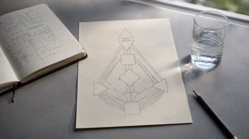 The Human Design bodygraph — a synthesis diagram of nine centers and 64 gates.