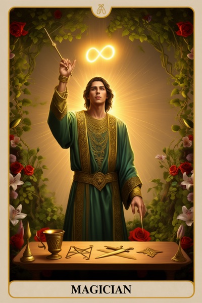 I · The Magician — Rider-Waite-Smith tarot card